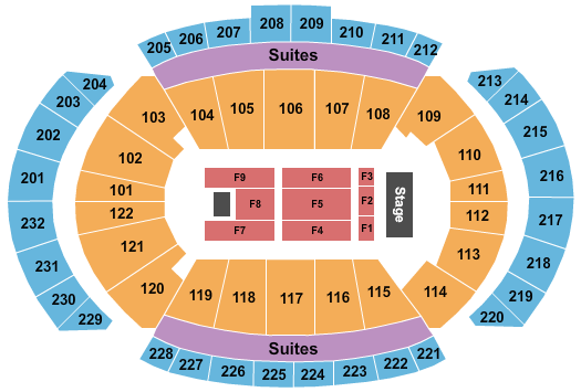 T-Mobile Center Jerry Seinfeld Seating Chart