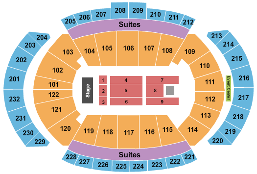 T-Mobile Center Jerry Seinfeld Seating Chart